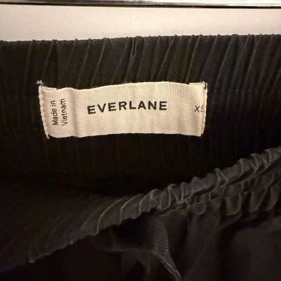 Everlane Women's Wide Leg Black Pants - Picture 5 of 6